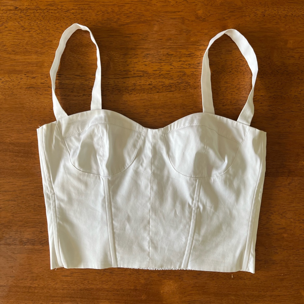 White corset Top